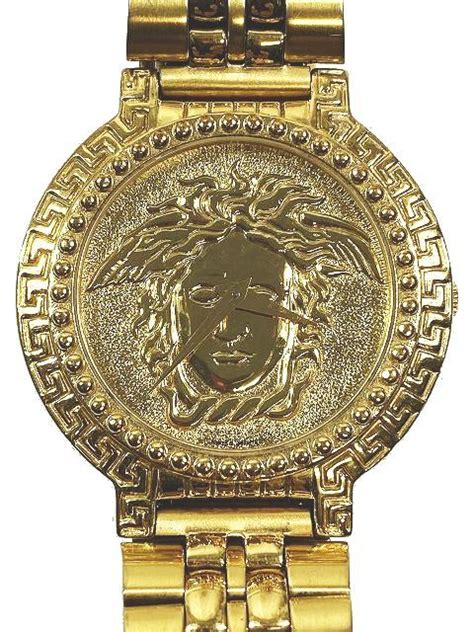 orologio versace gold plated g 10 7008001 swiss|Gianni Versace Signature 02548 Goldplated G10 Swiss .